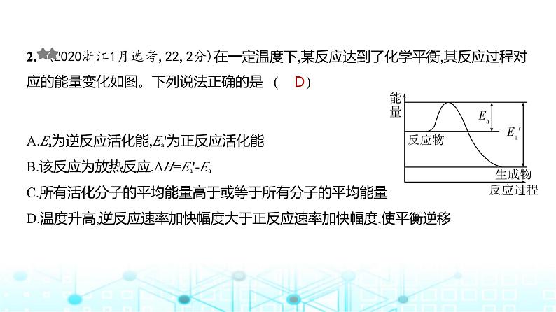 新高考化学复习专题九化学反应的热效应练习课件03