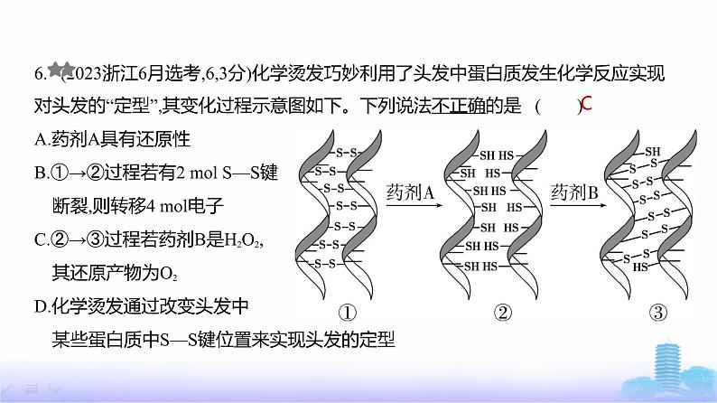 浙江版高考化学复习专题四氧化还原反应练习课件第7页