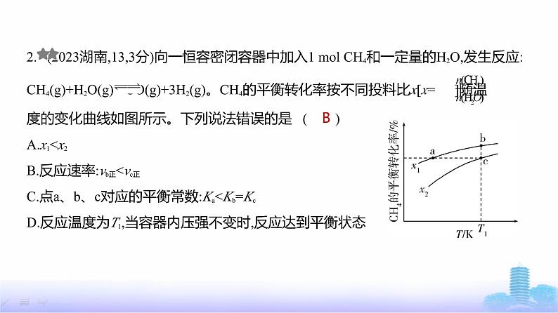 浙江版高考化学复习专题一0一化学反应速率和化学平衡练习课件第3页