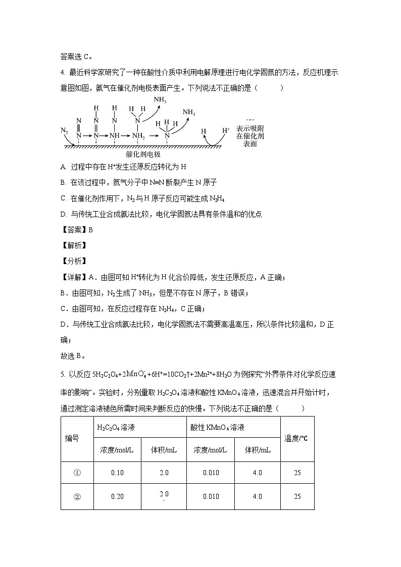 【化学】江苏省镇江、南京联盟校2023-2024学年高一下学期5月学情调查试题（解析版）03