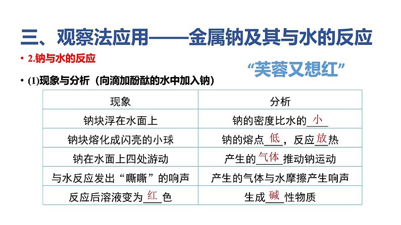 2024-2025学年鲁科版新教材必修第一册 第1章第2节 研究物质性质的方法和程序（第1课时） 课件08