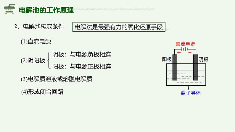 2024-2025学年苏教版新教材选择性必修一 专题1第二单元 化学能与电能的转化——电解池的工作原理 课件第8页