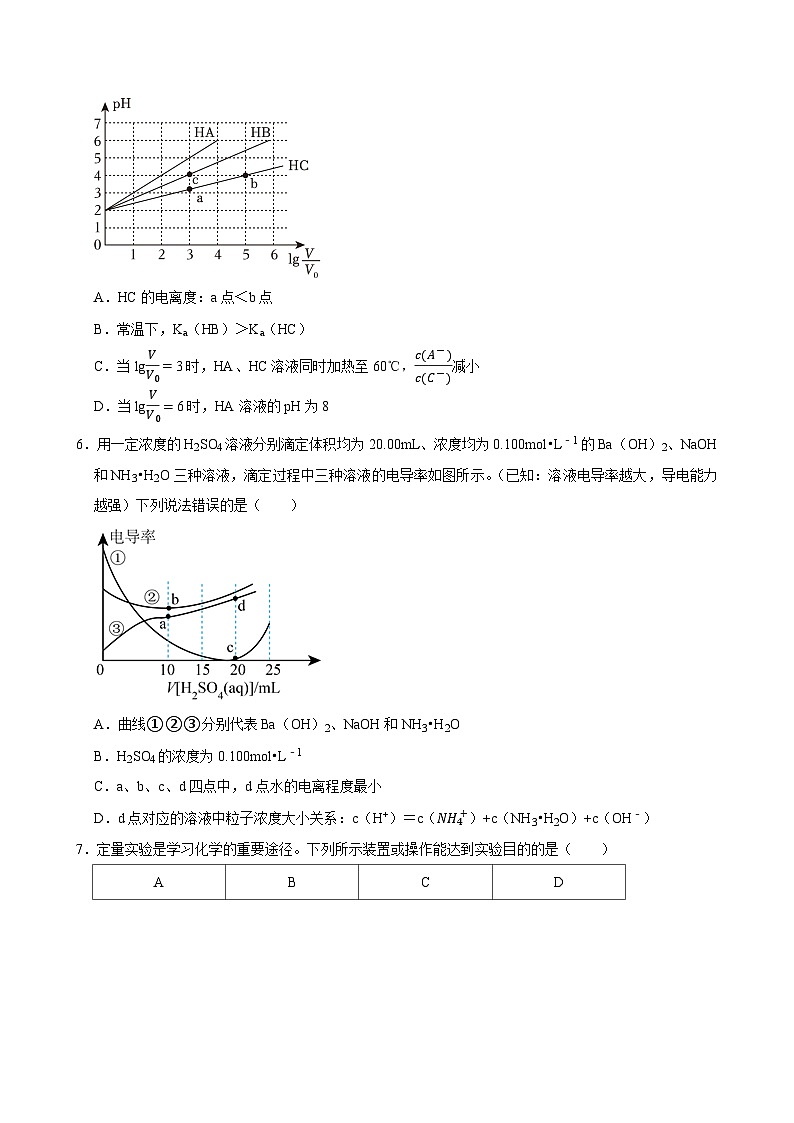 湖南省岳阳市临湘市2024-2025学年高二上学期9月月考 化学试题第2页