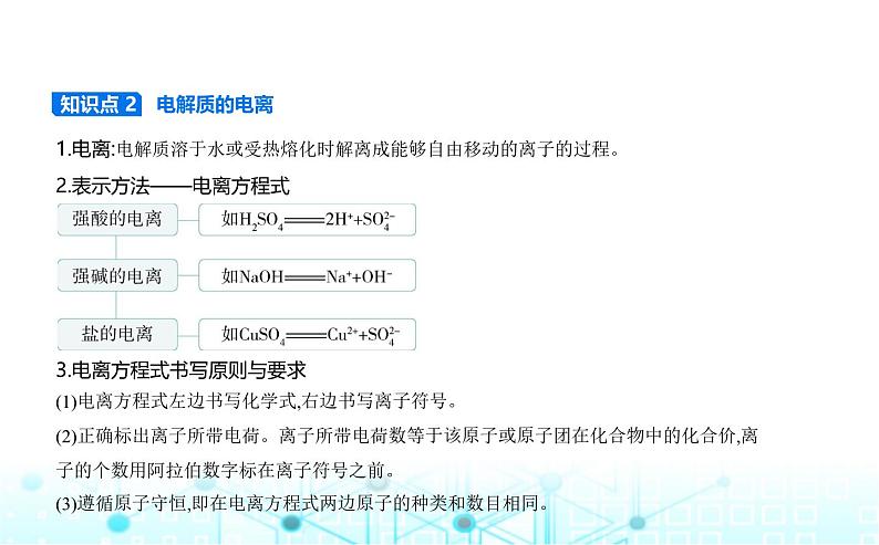 鲁科版高中化学必修第一册第2章元素与物质世界第2节电解质的电离离子反应课件03