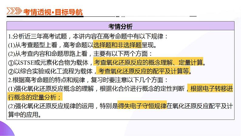 第04讲 氧化还原反应的基本概念和规律（课件）-2025年高考化学一轮复习讲练测（新教材新高考）第5页