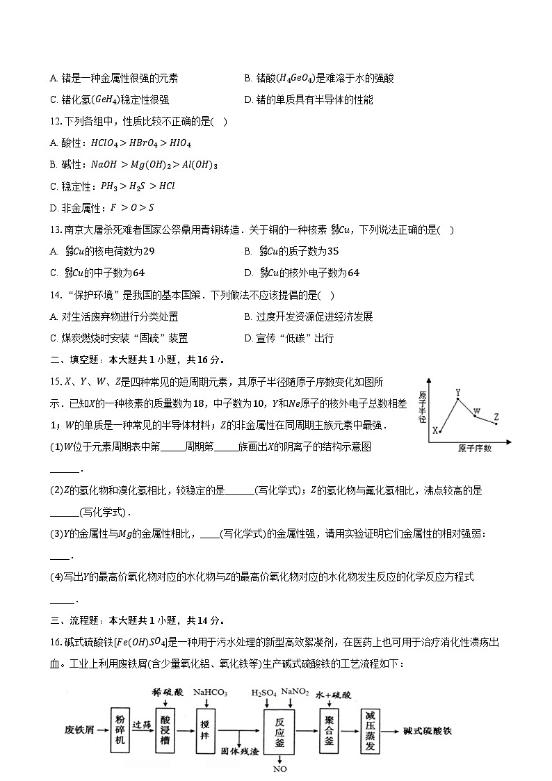 2024-2025学年湖南省长沙市望城区长郡斑马湖中学高二（上）开学化学试卷（含答案）第3页