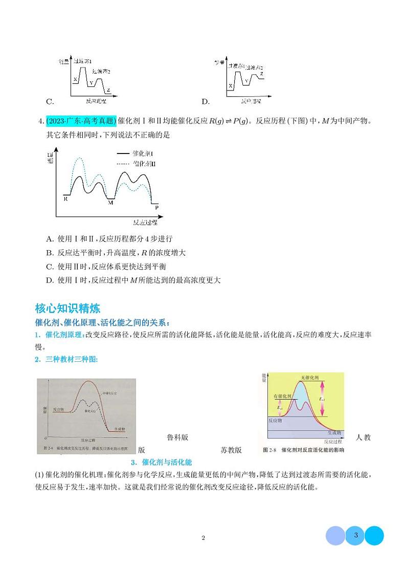 高考热点—催化剂学案--高考化学微专题03