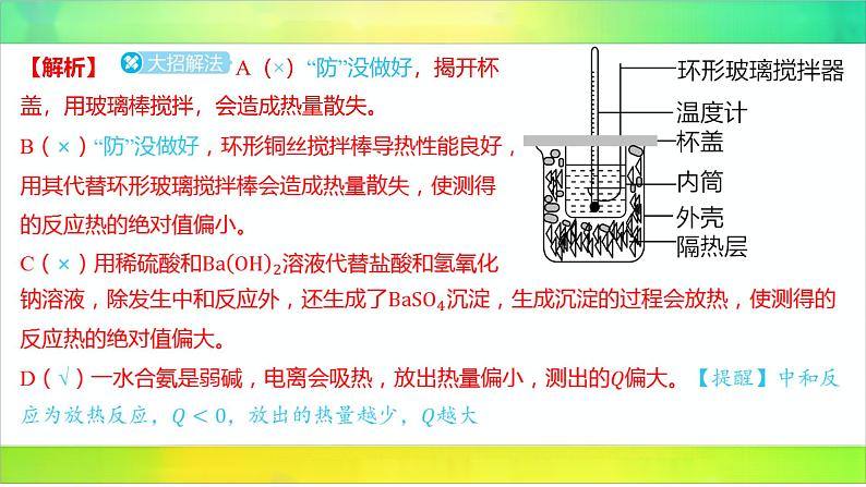 2025届高考化学一轮复习鲁科版 第1节 化学反应的热效应 课件第8页