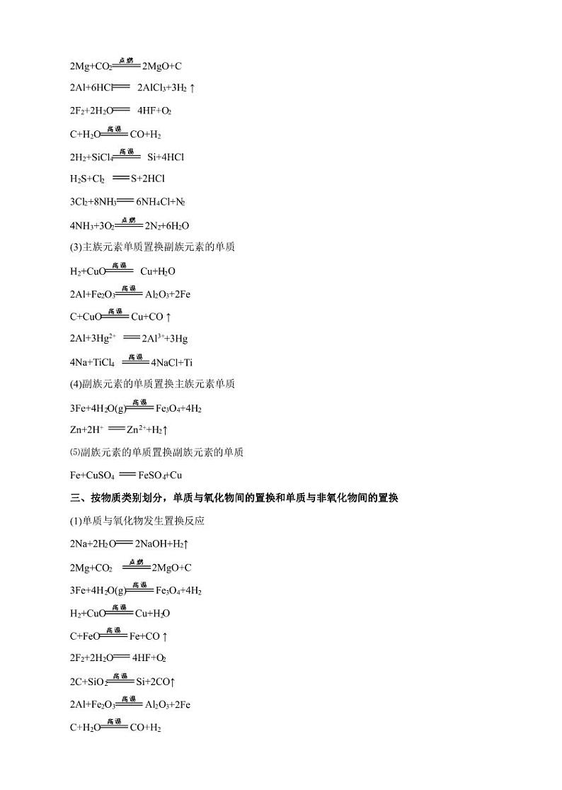 高考化学必背知识与解题秘籍：模块2.5 中学化学特征反应与常见气体性质（学案）第2页