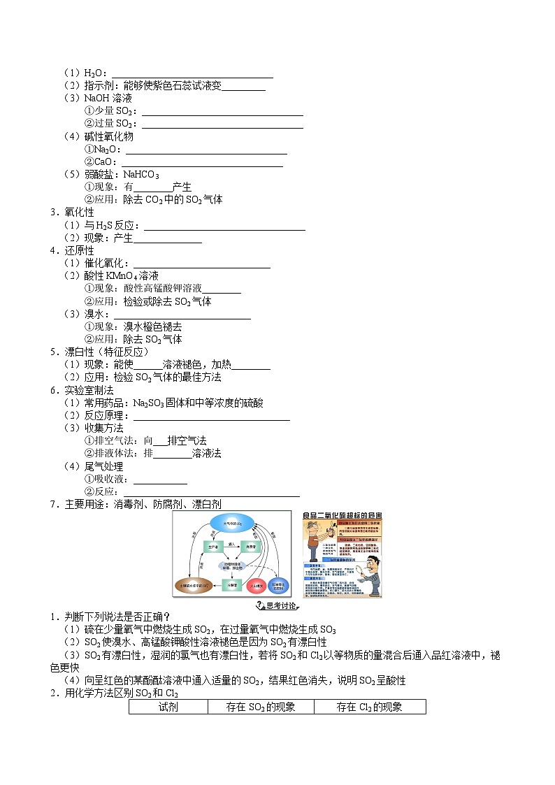 第13讲 硫的转化-新高一化学暑假精品课程（鲁科版2019）（原卷版）第2页