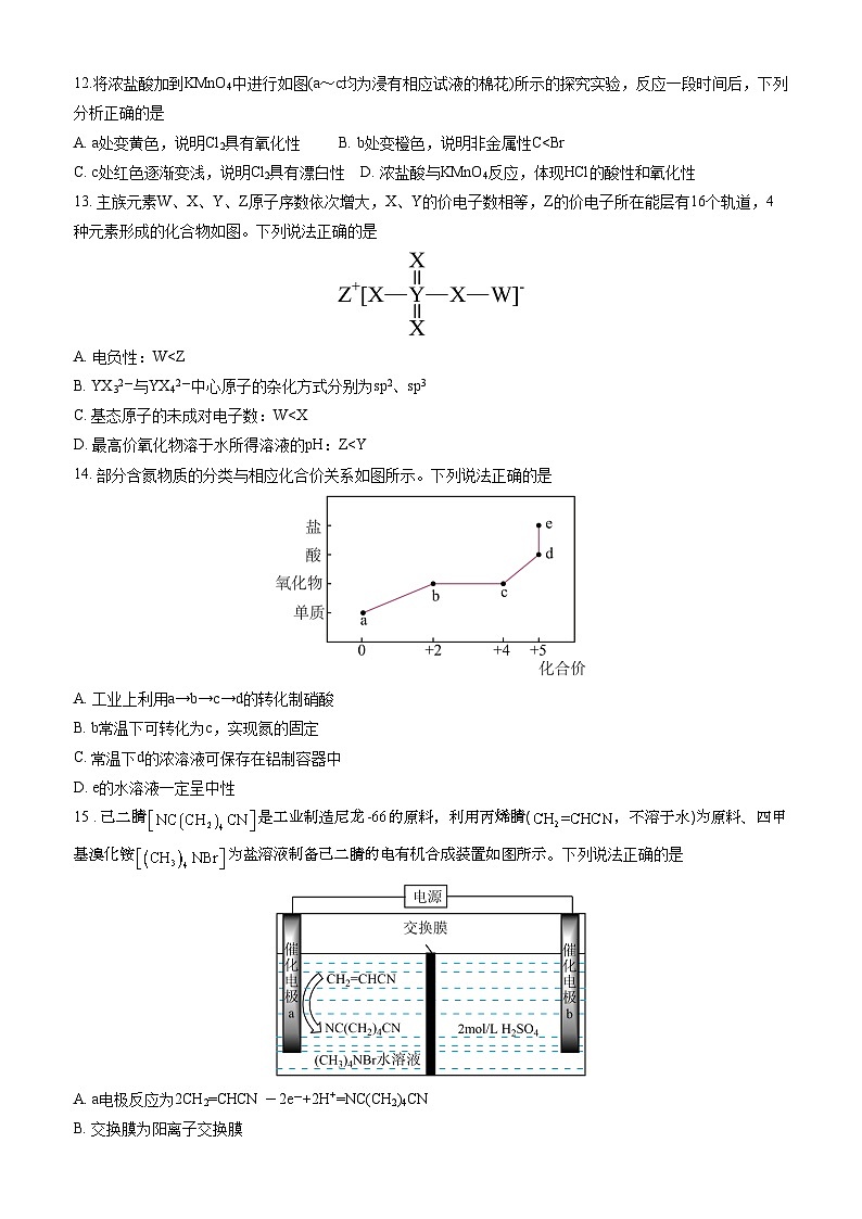 2025届广东省六校高三上学期10月联考化学试题（含答案）第3页