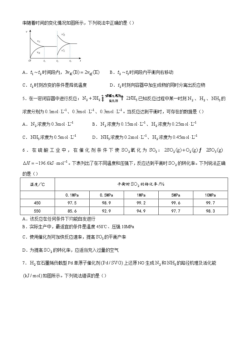 山东省济宁市育才中学2024-2025学年高二上学期10月月考化学试题02