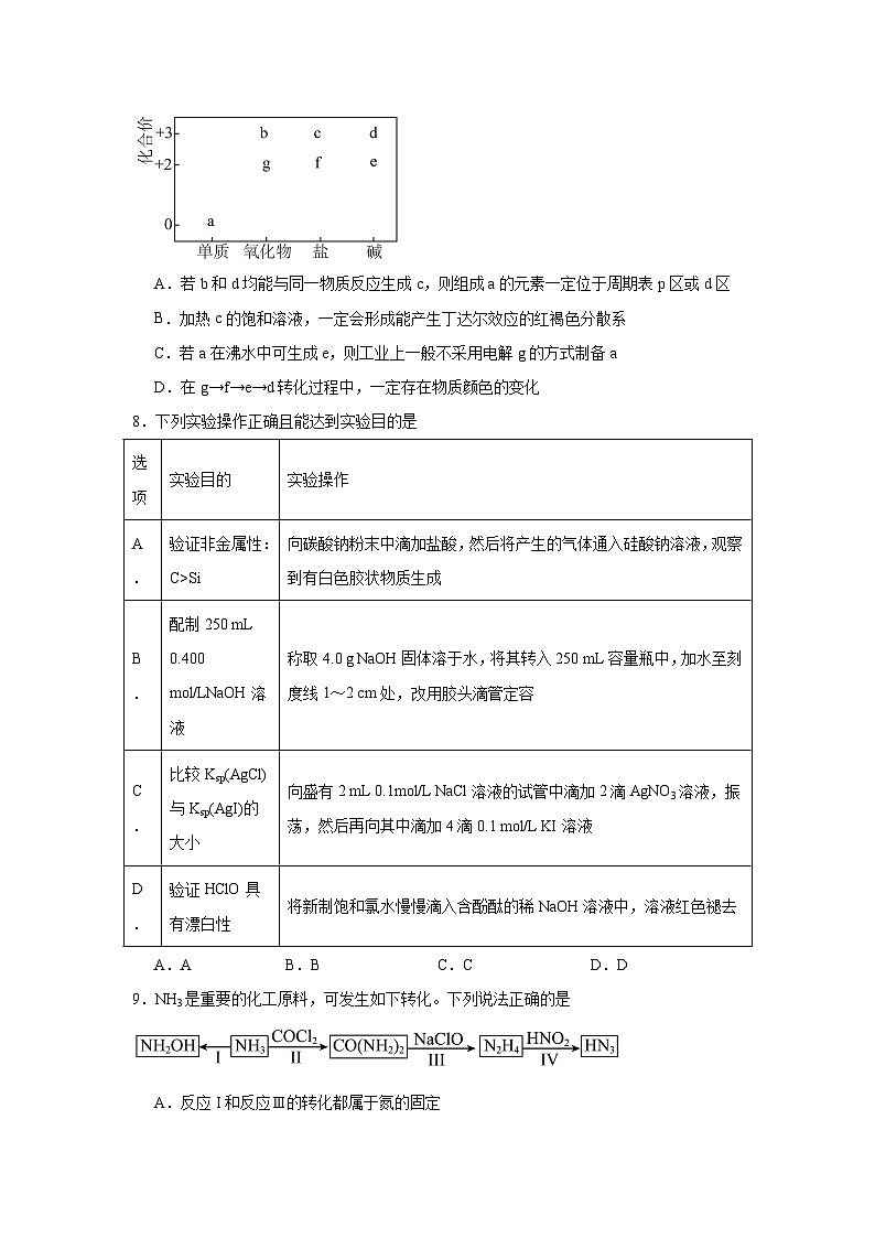 湖北省云学高中联盟2025届高三10月联考（一模）化学试题第3页