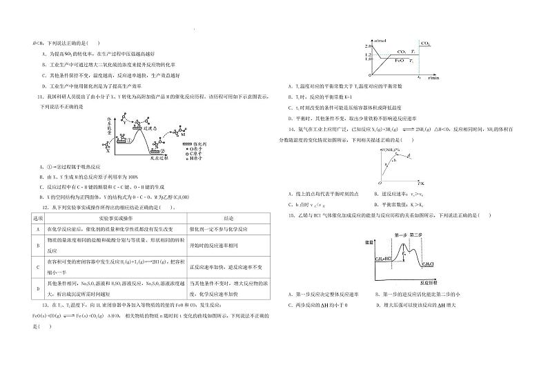 海南省省直辖县级行政单位部分学校2024-2025学年高二上学期10月月考+化学试题第2页