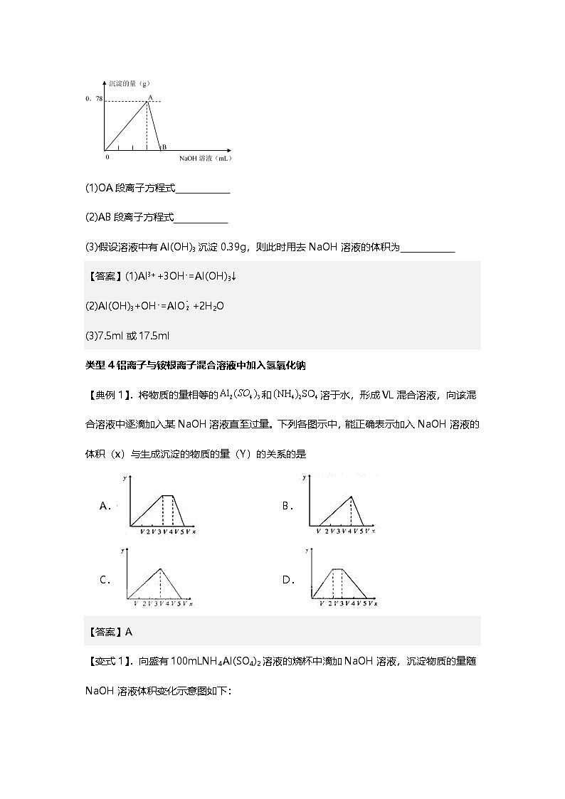 涉及铝的图像题型突破-2025年高考化学专题训练第3页