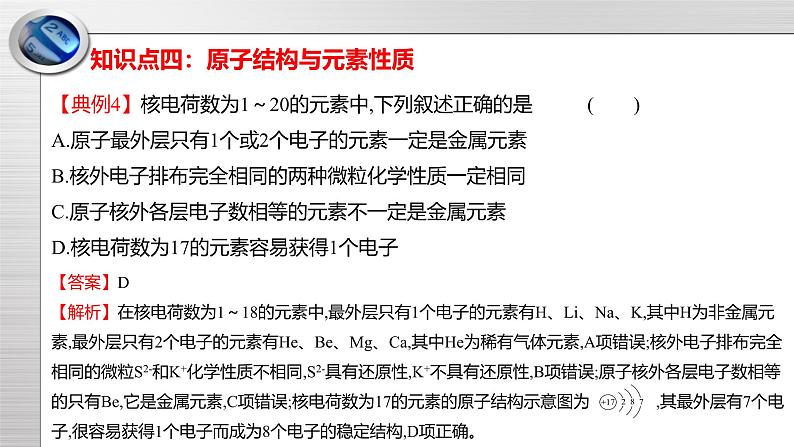 鲁科版化学高一必修2第1章 总结与检测（2）课件第8页