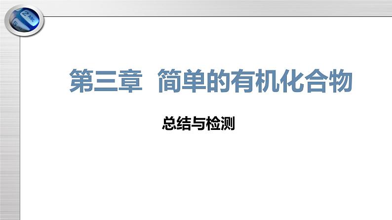 鲁科版高一化学必修二第3章 总结与检测（1）课件01