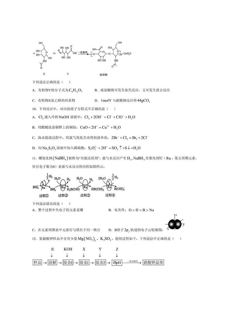 [化学]黑龙江省绥化市绥棱县第一中学2024～2025学年高三上学期10月月考试题(有答案)03