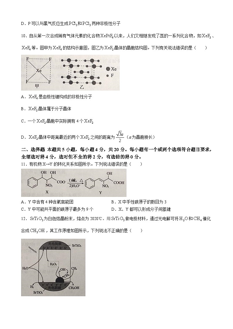 山东省济宁市曲阜市2023—2024学年高二下学期期中考试化学试卷第3页