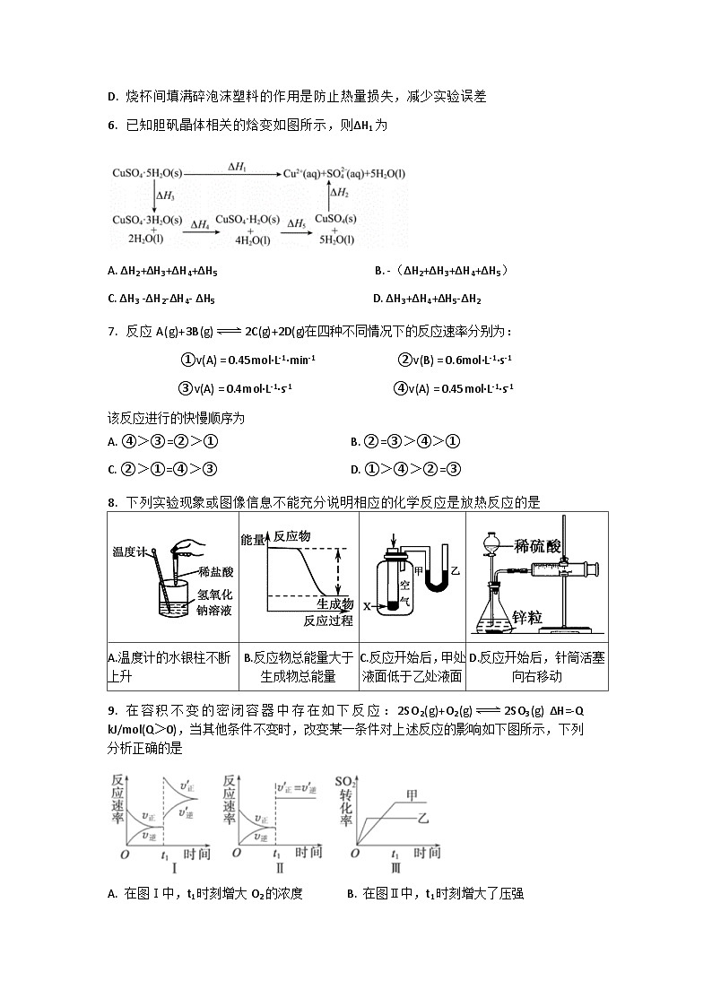 广东省广州市实验外语学校2024-2025学年高二上学期10月月考 化学试题第2页