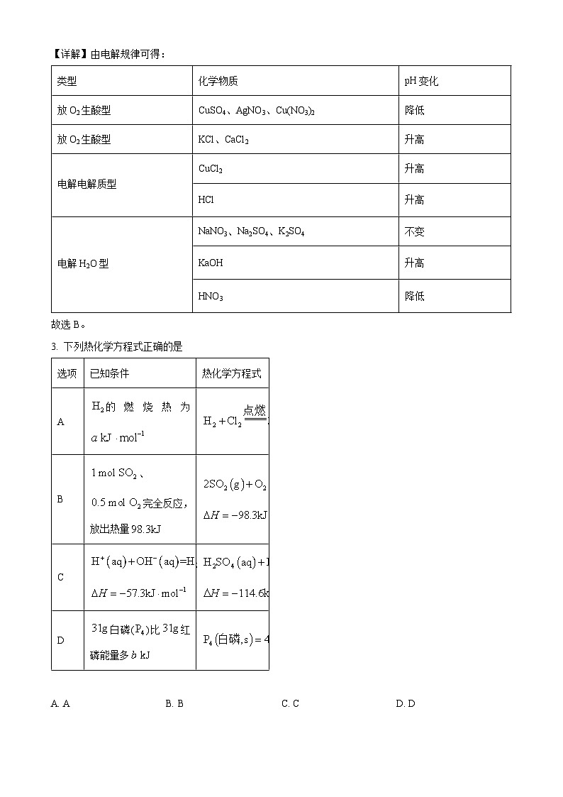 北京理工大学附属中学2024-2025学年高二上学期10月月考化学试题  Word版含解析第2页