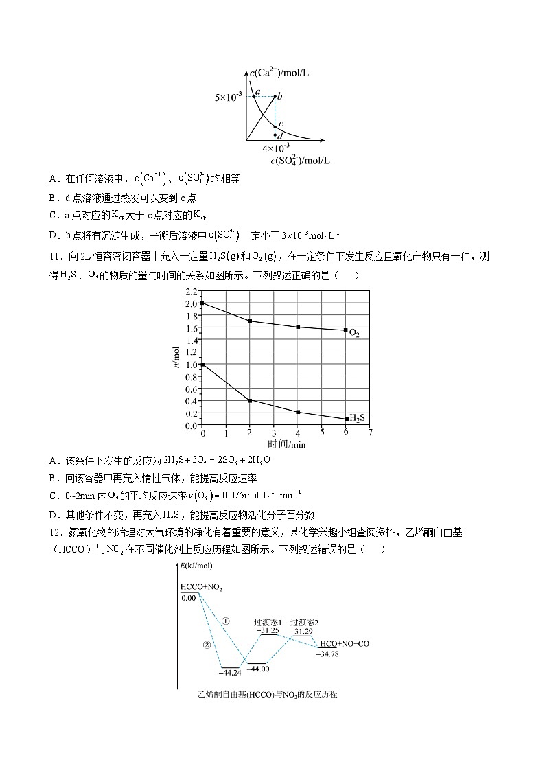 （新八省通用，人教版2019选择性必修1第1~3章）【新八省通用】【测试范围：1~3章】（人教版2019选择性必修1）（考试版A4）第3页