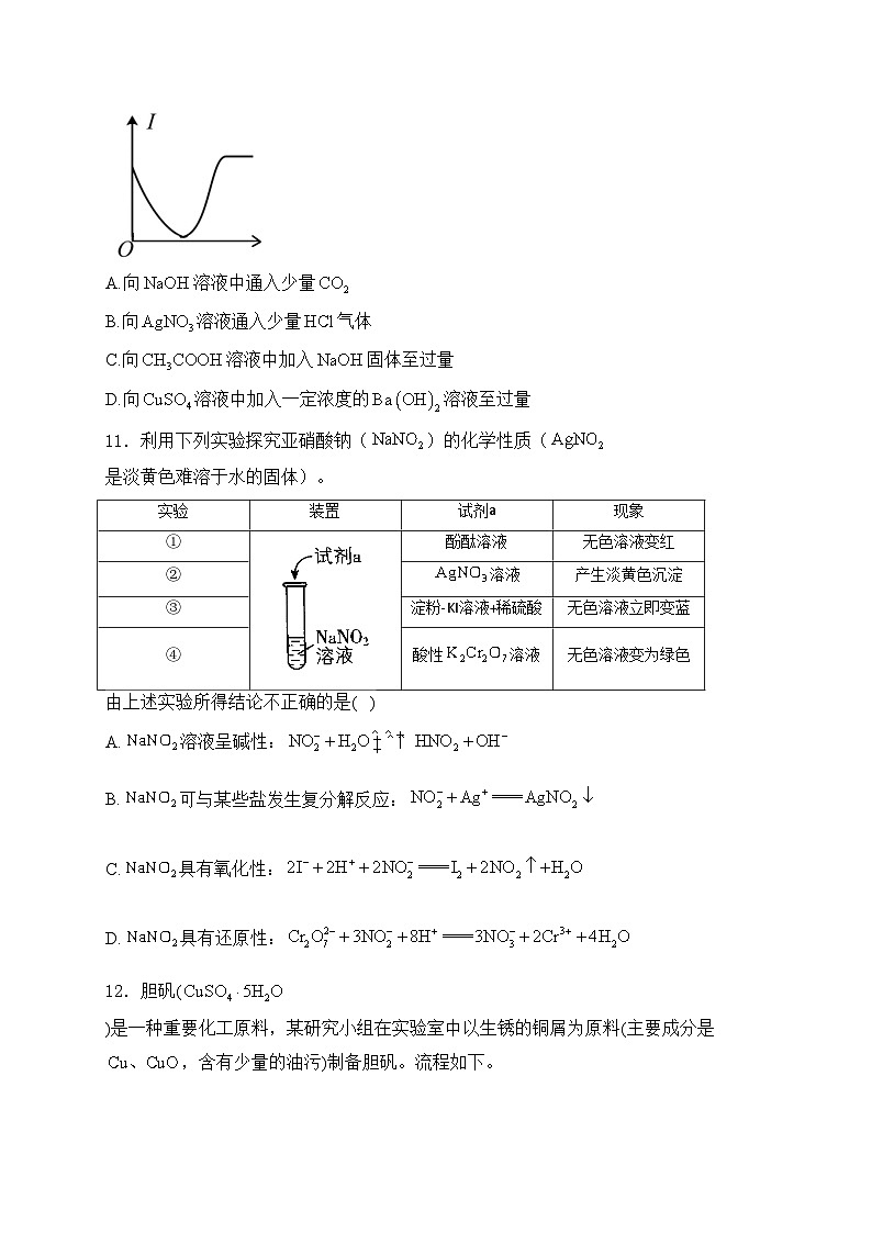 南宁市第三中学2024-2025学年高一上学期10月月考（一）化学试卷(含答案)第3页