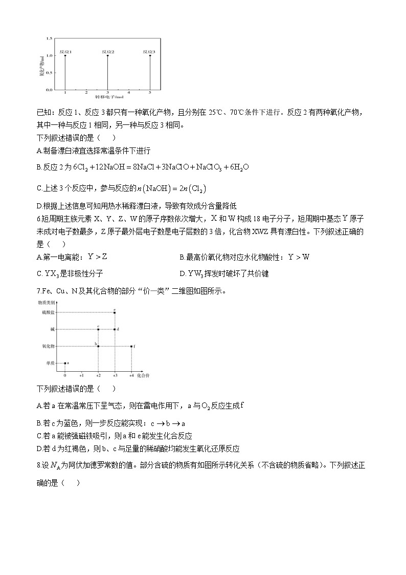 湖南省部分学校2024-2025学年高三上学期第二次联考化学试卷（Word版附答案）第2页