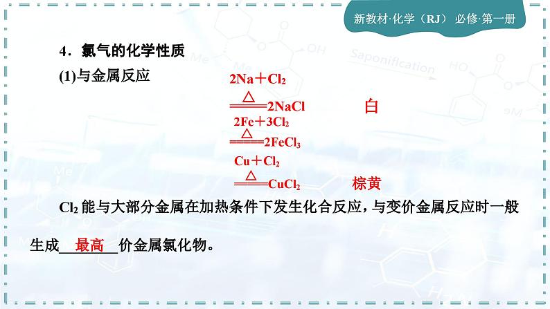 人教版高中化学必修第一册第二章 海水中的重要元素——钠和氯 第二节 氯及其化合物课件08