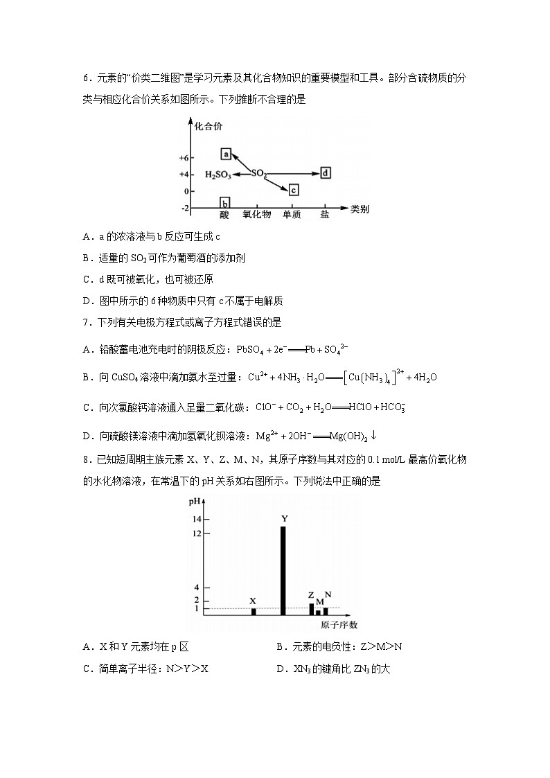 湖南省岳阳市2023-2024学年高二下学期期末考试化学试卷第3页