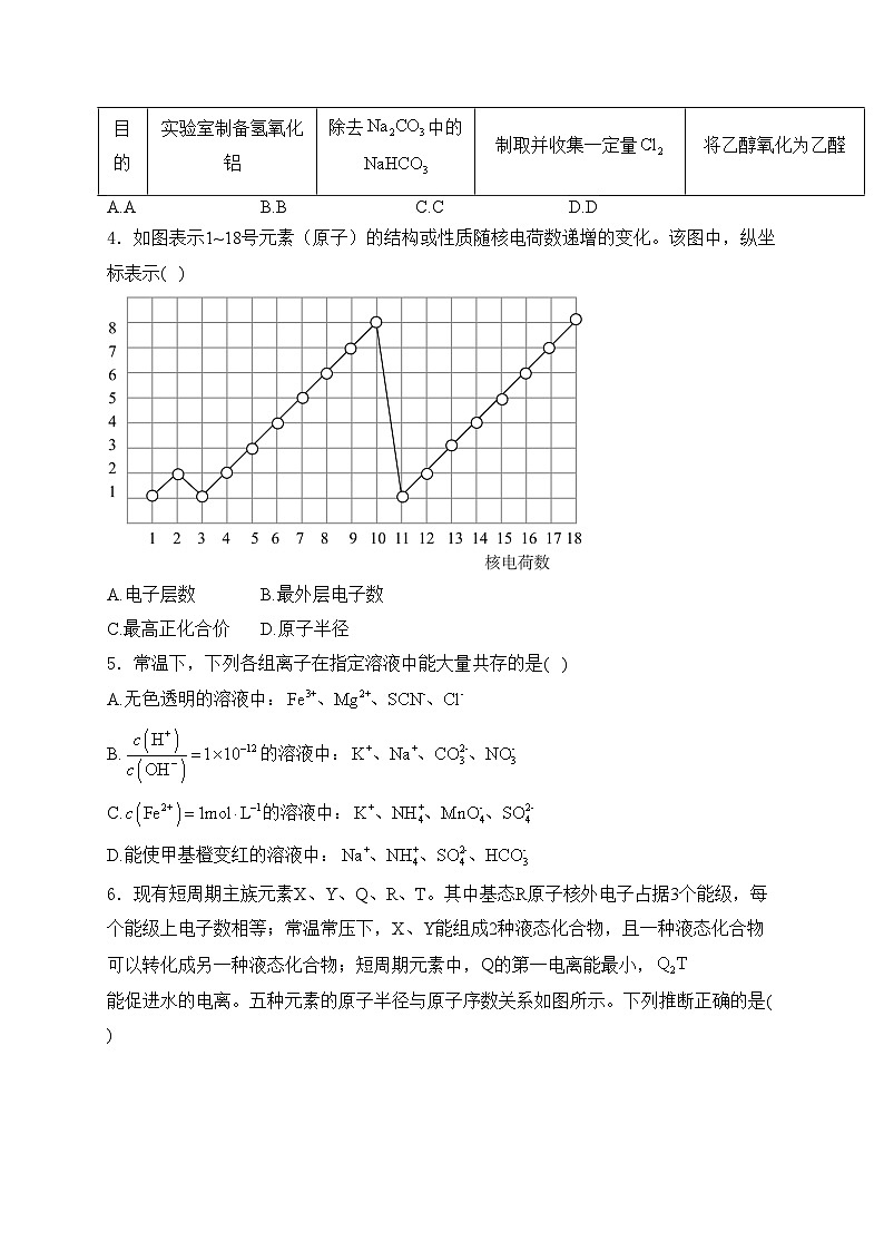 广西钦州市示范性高中2025届高三上学期开学考试化学试卷(含答案)第2页