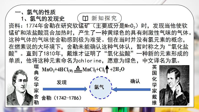 【核心素养】人教版高中化学必修一《氯及其化合物》第一课时 课件第6页