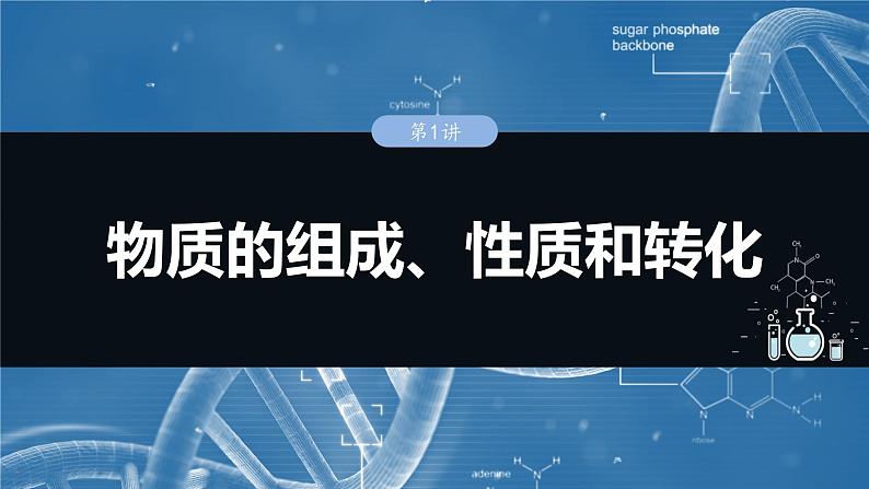 2025年高考化学一轮复习课件（新高考版）大单元1  第1章　第1讲　物质的组成、性质和转化第1页