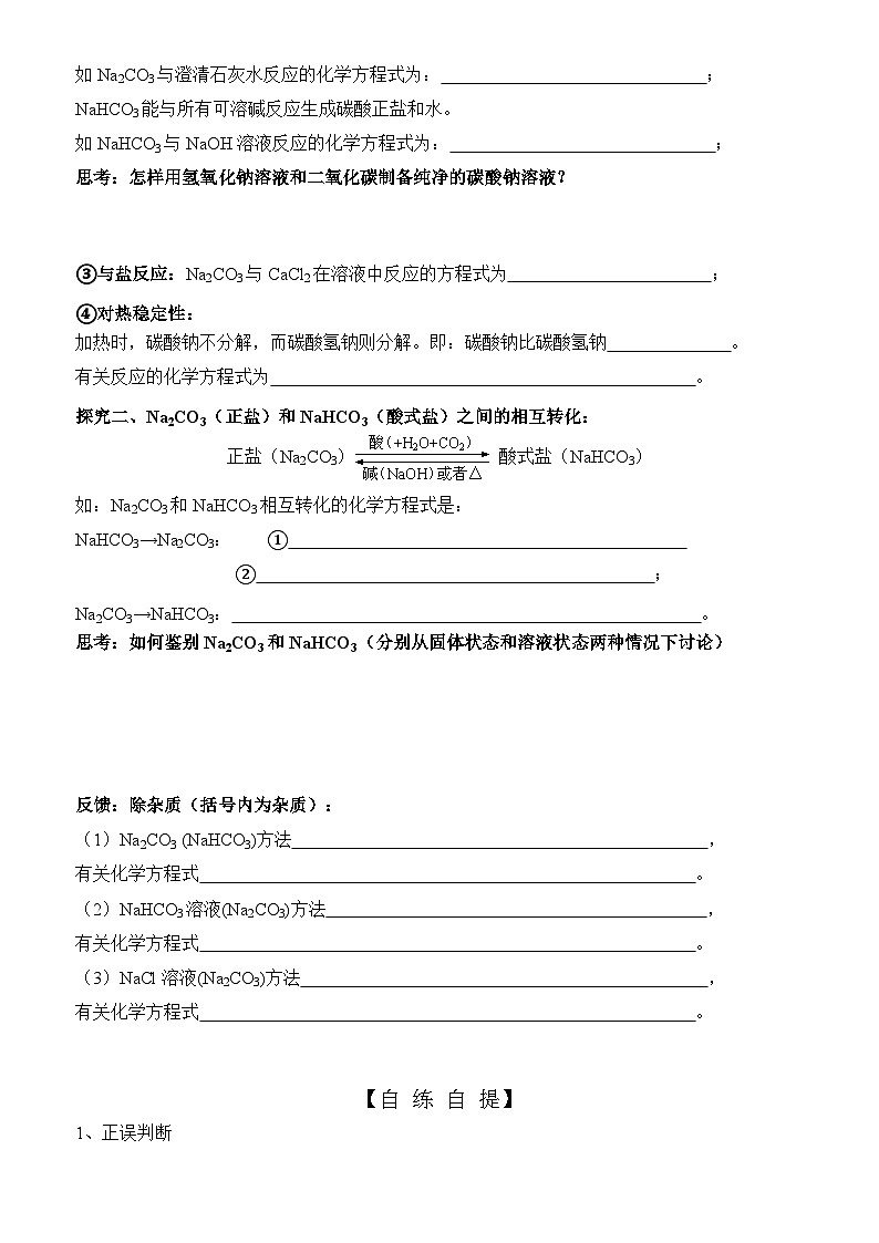 11  鲁科版（2019）高一化学必修一第一章微项目导学案第2页