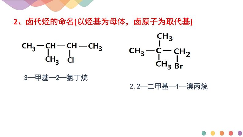 2.1.2  有机化学反应类型的应用——卤代烃的性质和制备  课件  2024-2025学年高二化学鲁科版（2019）选择性必修3第6页