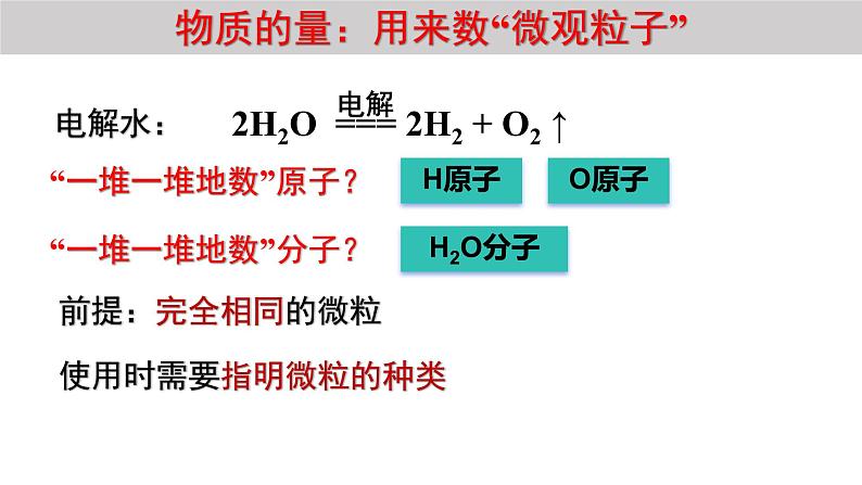 2.3.1物质的量  摩尔质量  课件  2024-2025学年高一上学期化学人教版（2019）必修第一册第7页