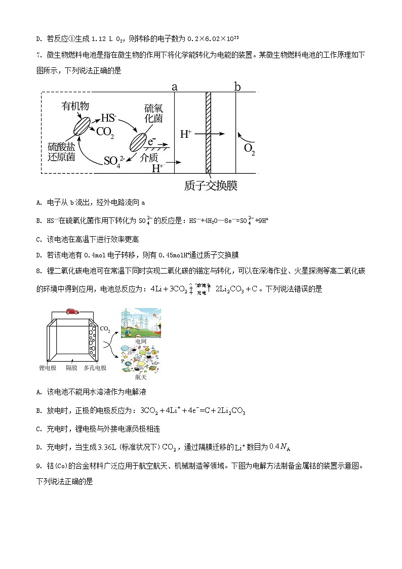 山东省枣庄市2023_2024学年高二化学上学期10月月考试题含解析03