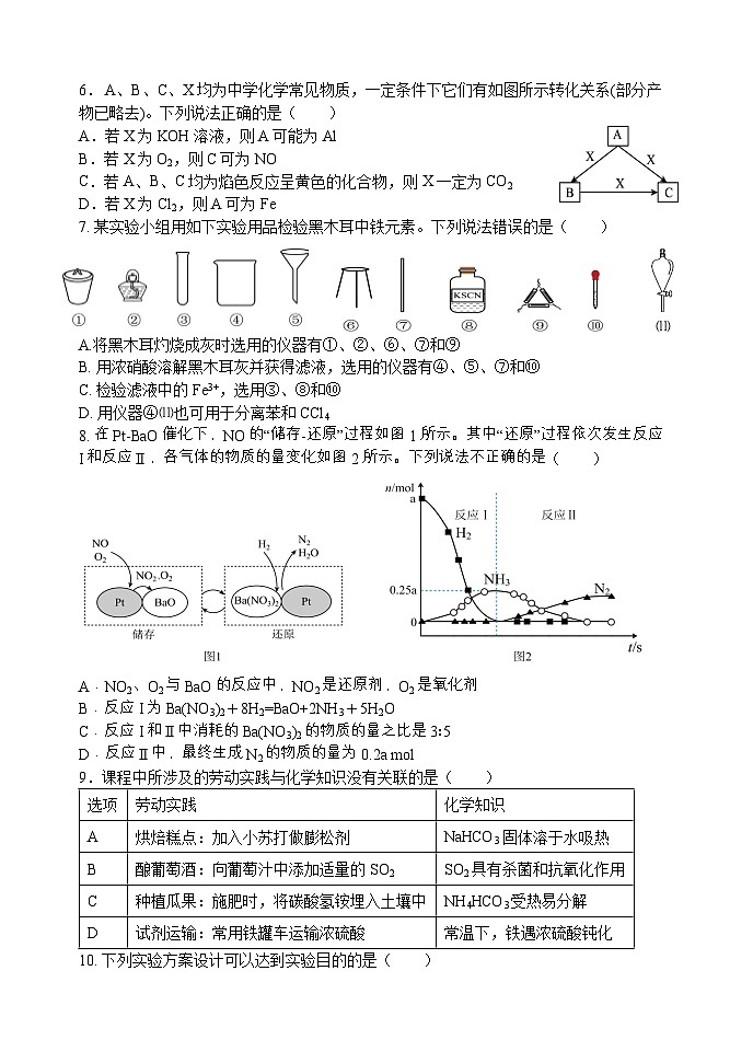 江西省南昌市第二中学2024-2025学年高三上学期10月月考+化学试题（有答案）第2页