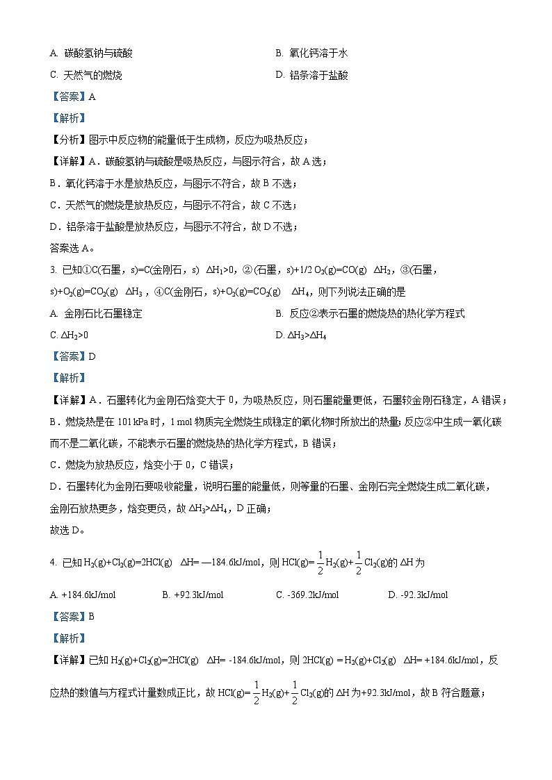 四川省绵阳市三台中学校2024-2025学年高二上学期10月月考化学试题 Word版含解析第2页