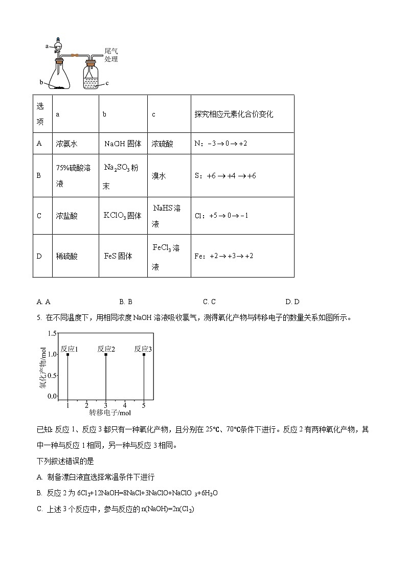 湖南省湘西自治州2024-2025学年高三上学期自检化学试卷 Word版无答案第2页