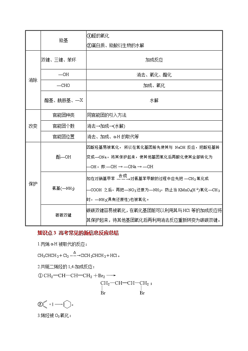 2025届高三化学一轮复习 第08讲  有机合成路线设计 讲与练 讲义第3页