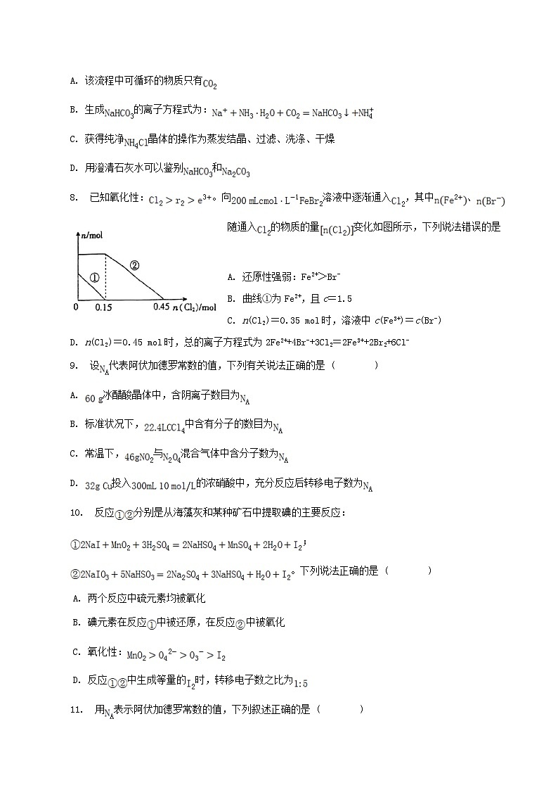 吉林省通化市辉南县2023_2024学年高三化学下学期第一次半月考8月第3页