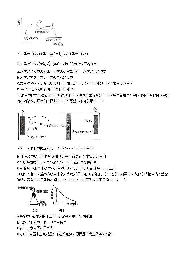 北京市第十九中学2024-2025学年高二上学期期中考试化学试卷第3页