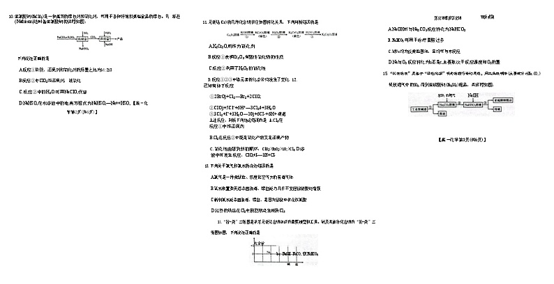 吉林省吉黑十校联考2024~2025学年高一上学期11月期中化学试题02