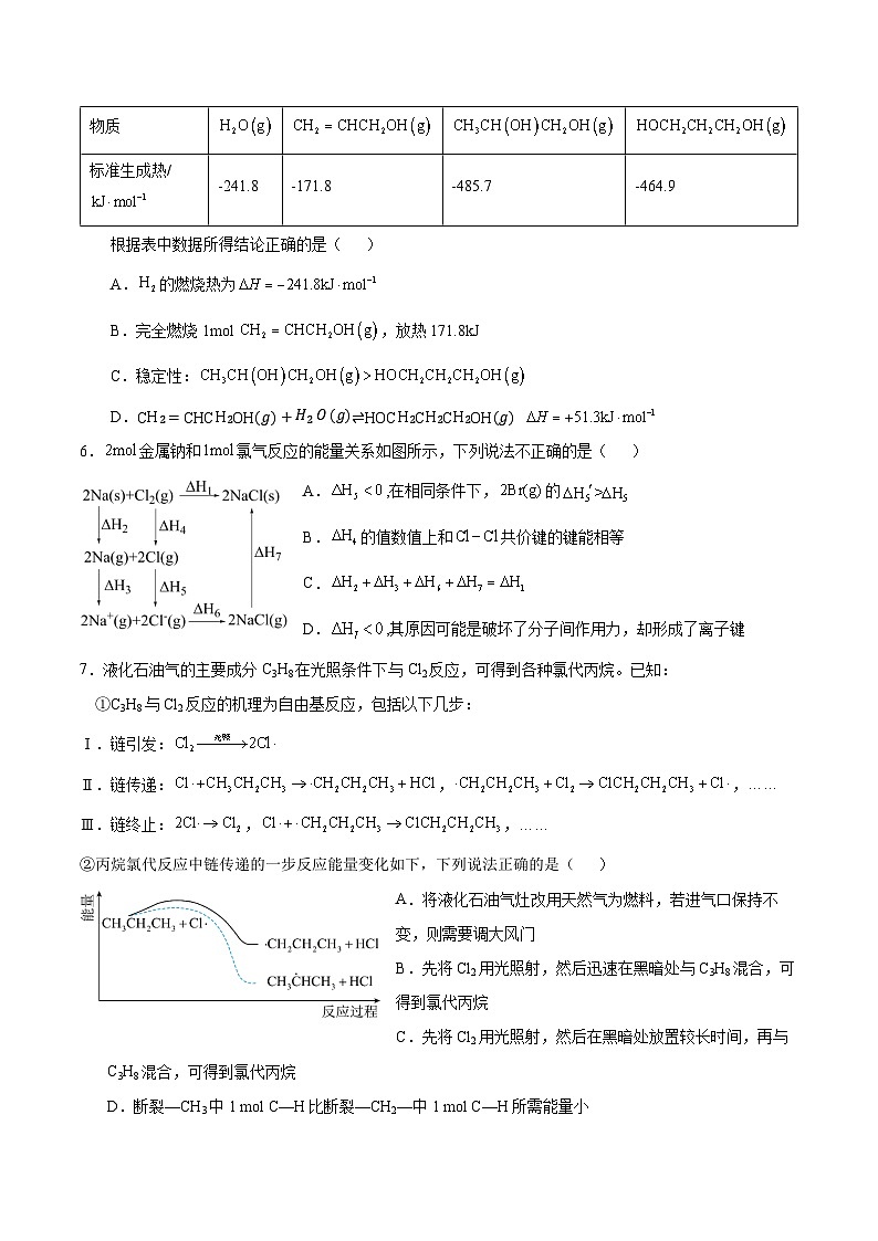 四川省遂宁市大英中学2024-2025学年度上期高二10月月考化学试题（含答案）第2页