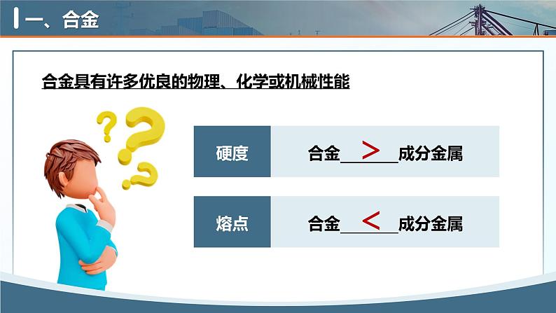 人教版高中化学必修一第三章3.2.1《合金》课件05