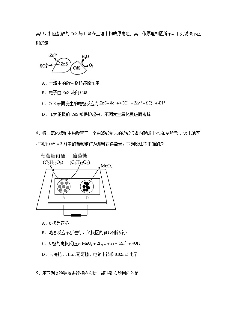4.1原电池同步练习 2024-2025学年高二上学期化学人教版（2019）选择性必修1第2页