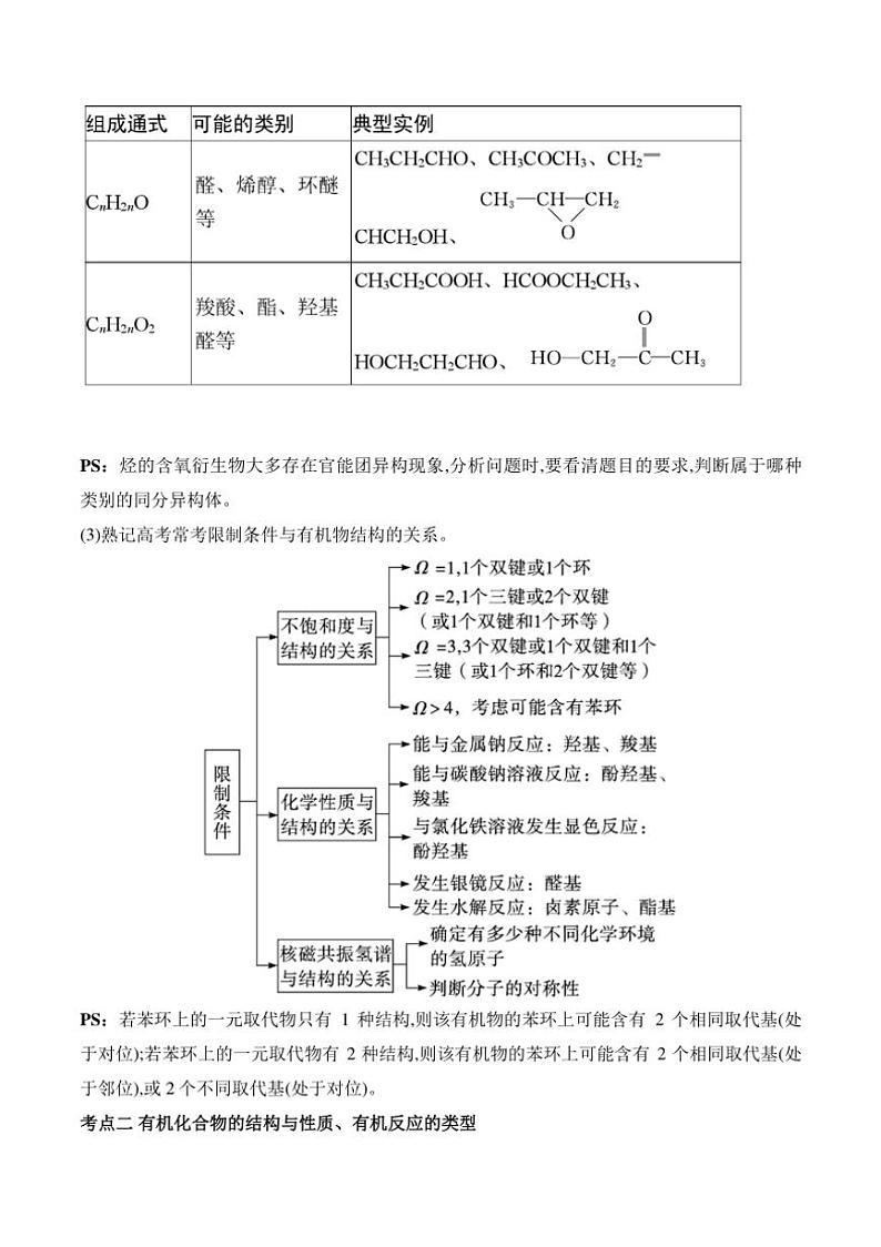 2025届新高考化学高三一轮复习易错题：有机化学基础第3页