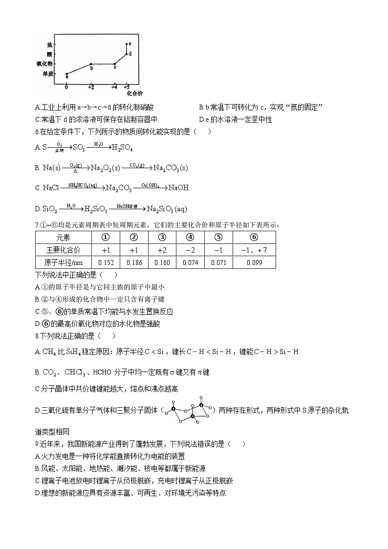 辽宁省七校协作体2024-2025学年高三上学期11月期中联考试题 化学第2页