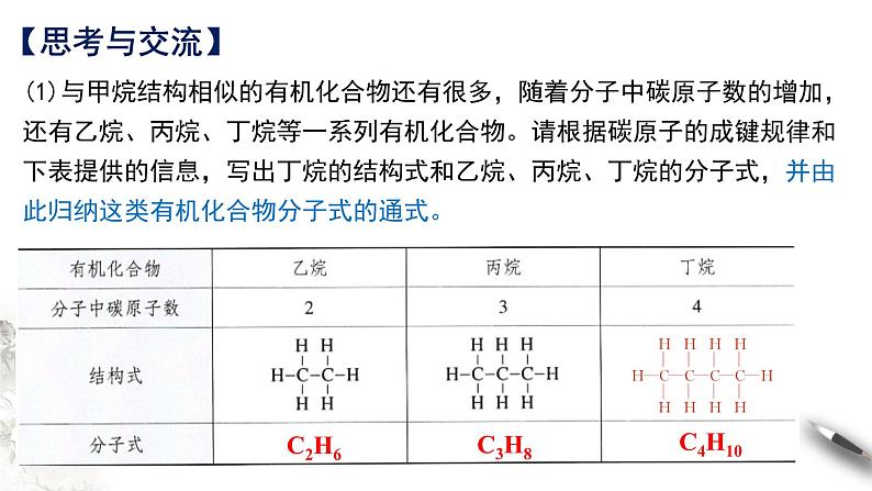 7.1.2 烷烃的结构  课件   2023-2024学年高一下学期化学人教版（2019）必修第二册第4页